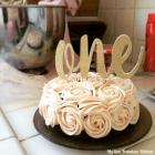 First Birthday Rosette Smash Cake