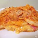 potato and ham au gratin