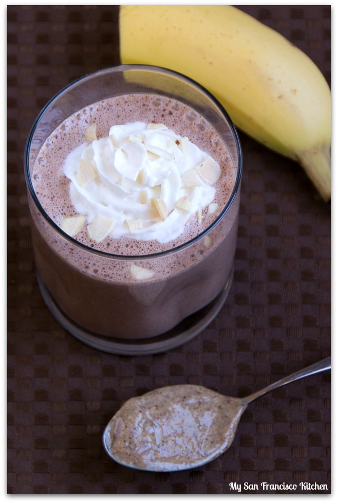 cocoa almond butter smoothie