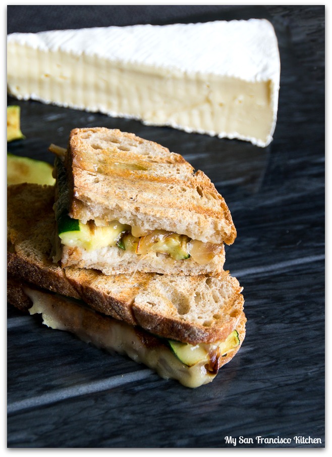 Zucchini Brie Panini