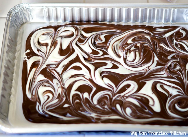 Swirled chocolate