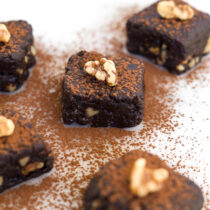 Raw Vegan Walnut Brownies