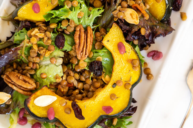 Roasted Acorn Squash Salad