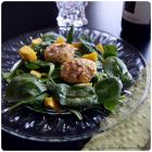 Almond Crusted Goat Cheese Salad
