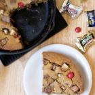 Leftover Halloween Candy Skillet Cookie + Giveaway
