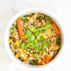 The Easiest Fried Brown Rice