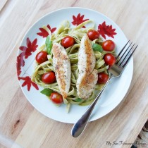 Chicken pesto pasta