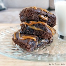 caramel brownies