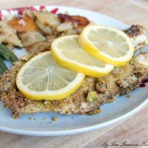 pistachia crusted tilapia