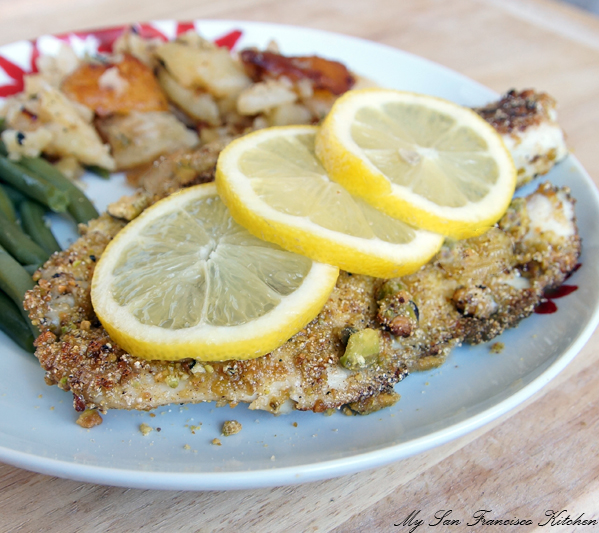 pistachia crusted tilapia