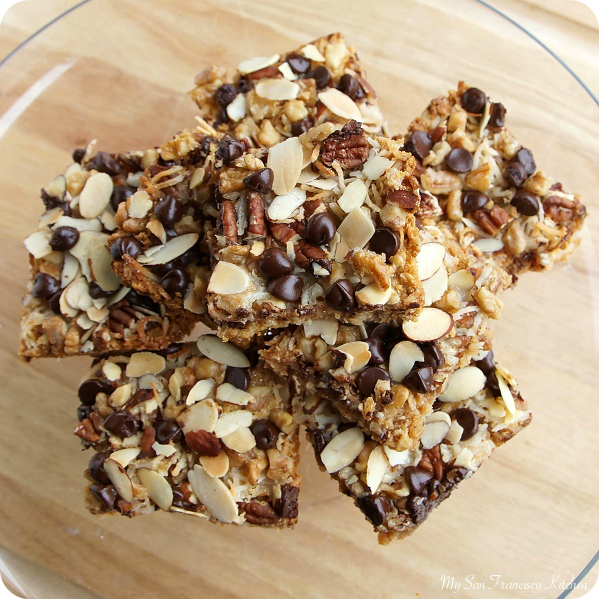 nutty coconut bars