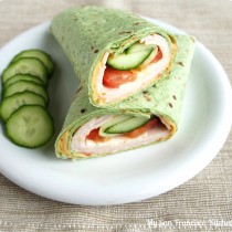 turkey spinach wrap