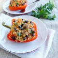 vegetarian stuffed pepper