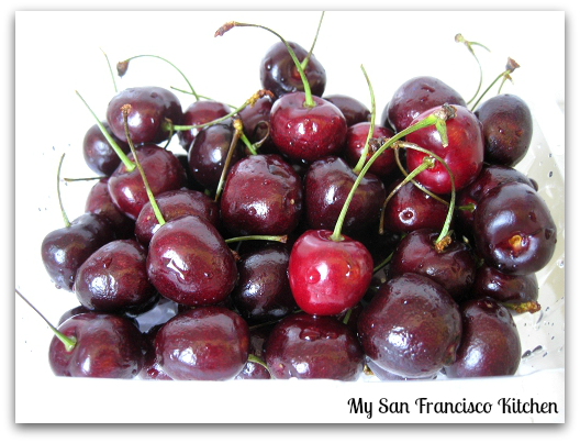 organic cherries