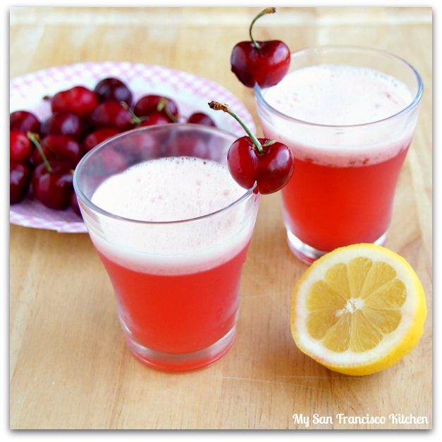 homemade cherry lemonade