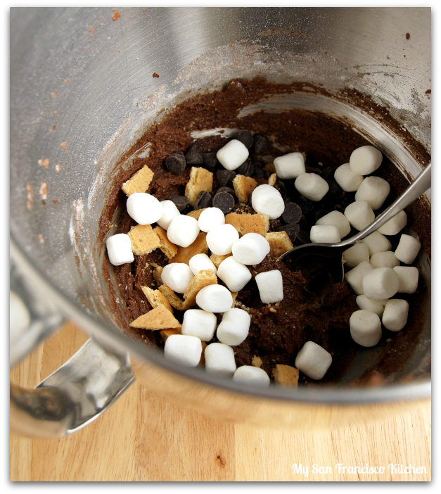 s'more cookie batter