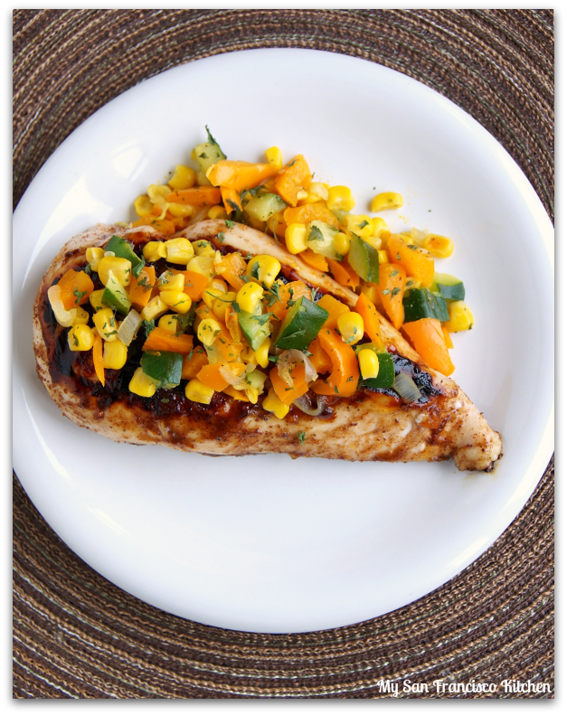 apricot-glazed chicken