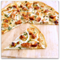 BBQ chicken pizza