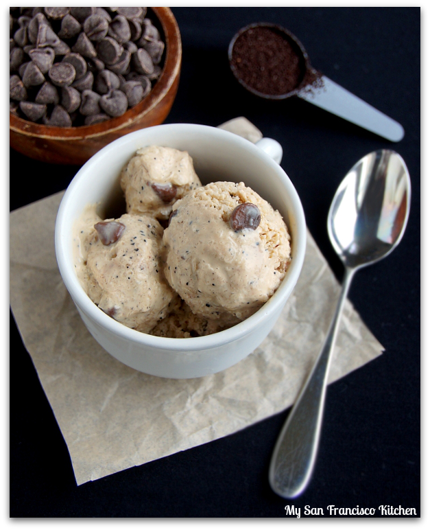 coffee frozen yogurt