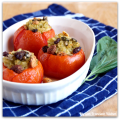 basil risotto stuffed tomatoes