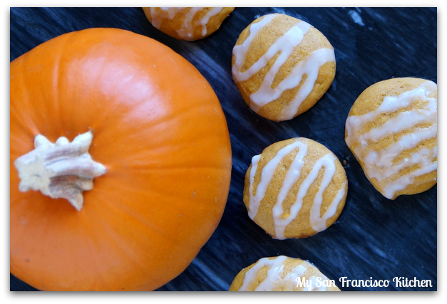 glazed pumpkin cookies