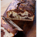 marbled banana bread