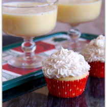 eggnog cupcakes