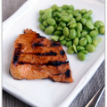 Honey glazed salmon