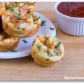 tomato basil pizza puffs