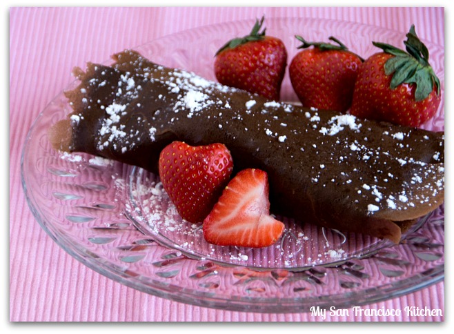 chocolate crepes