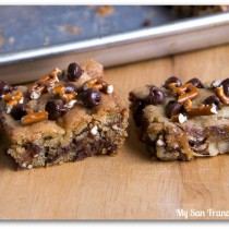 sweet 'n salty cookie bars