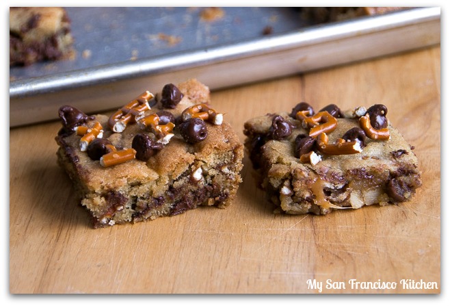 sweet 'n salty cookie bars