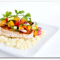 grilled tilapia with mango salsa