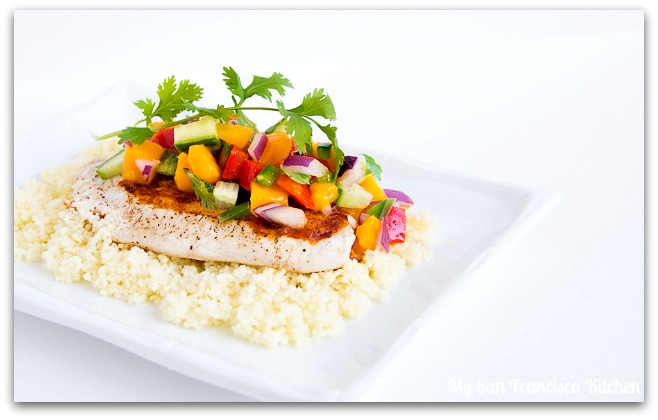 grilled tilapia with mango salsa