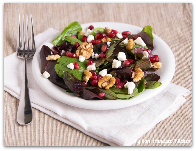 pomegranate seed salad