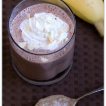 cocoa almond butter smoothie