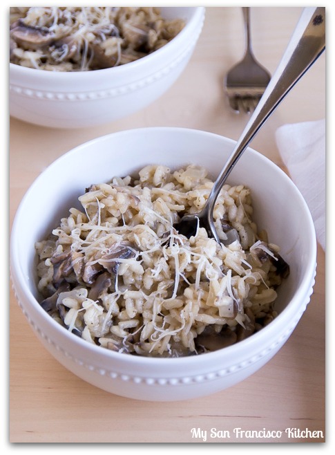 mushroom risotto