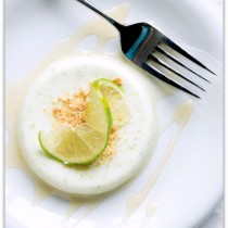 key lime panna cotta