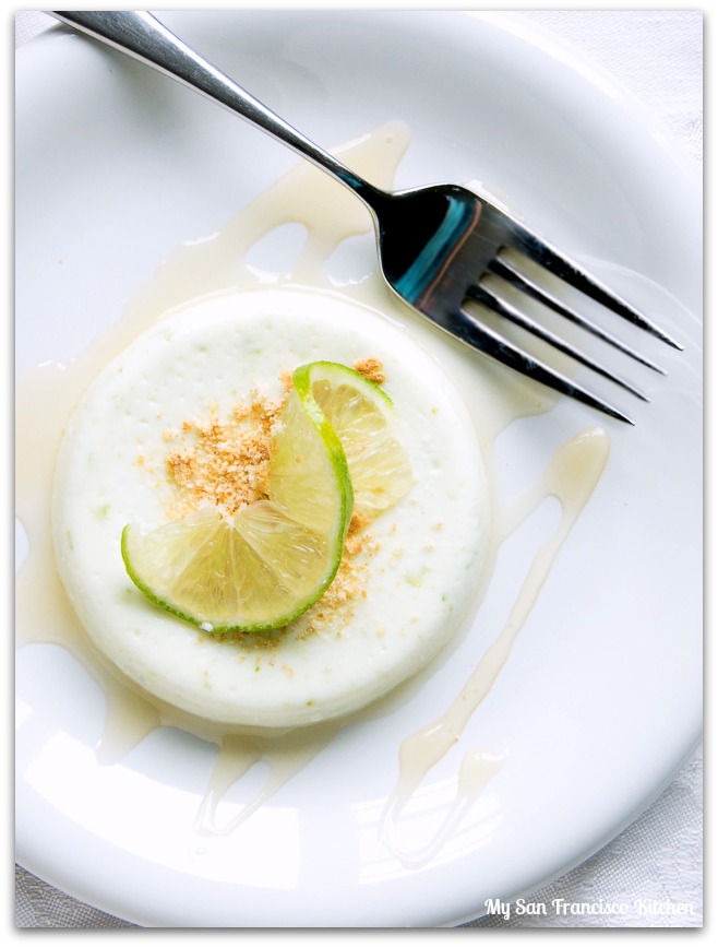 key lime panna cotta