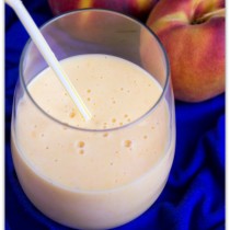 peach smoothie