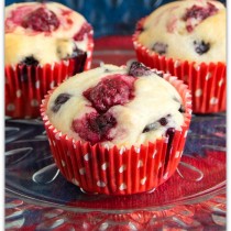 berry lemon muffins