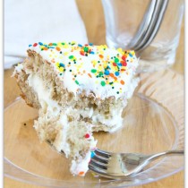 Funfetti Banana Cake Slice