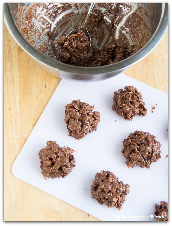 Geen Bakken Chocolade Crunch Cookies