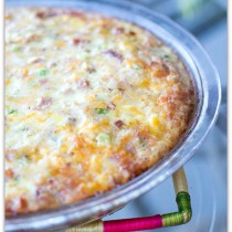 ham and cheese quiche