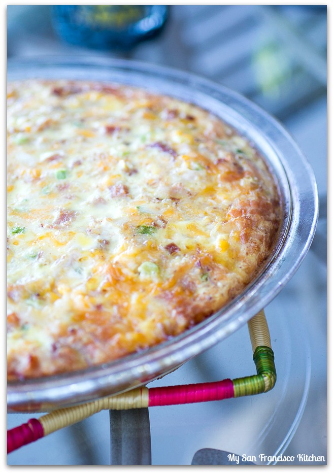 ham and cheese quiche