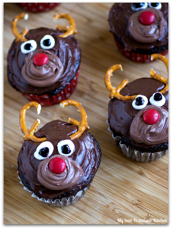 rudolph cupcakes