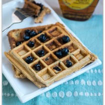 cinnamon blueberry waffles