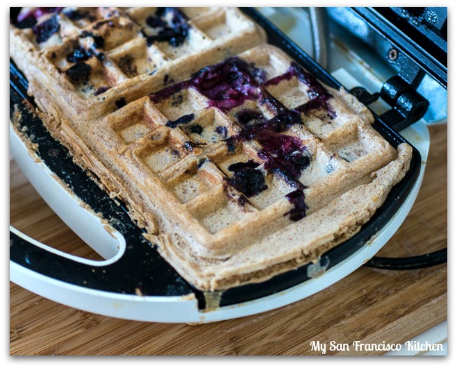 blueberry waffles