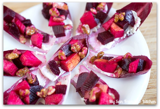 beet and apple endive