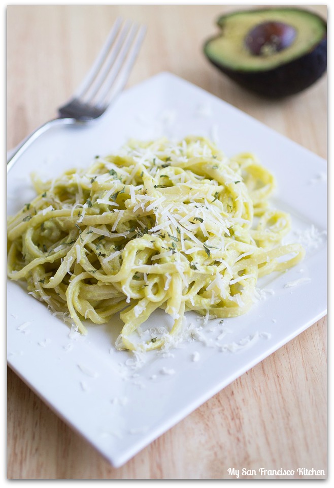 avocado linguine